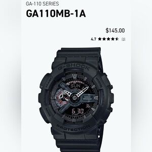 G-Shock Black Watch